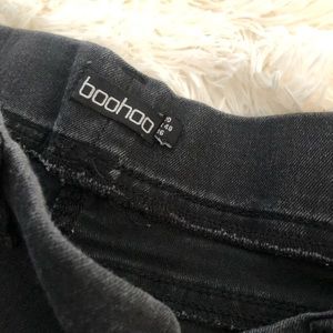 Boohoo Plus Stretchy black jeans
